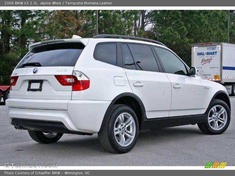 Alpine White / Terracotta Montana Leather 2006 BMW X3 3.0i