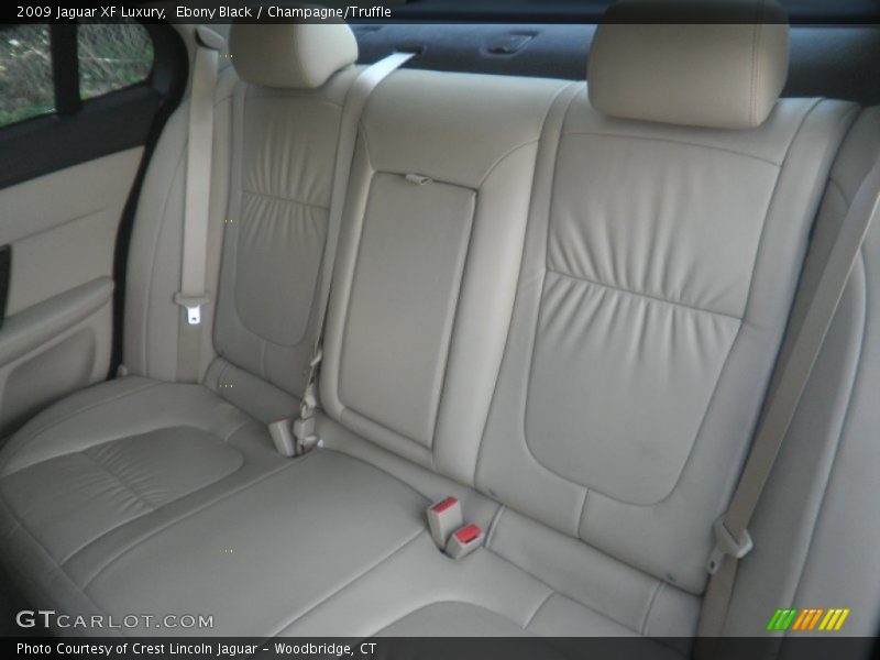 Ebony Black / Champagne/Truffle 2009 Jaguar XF Luxury