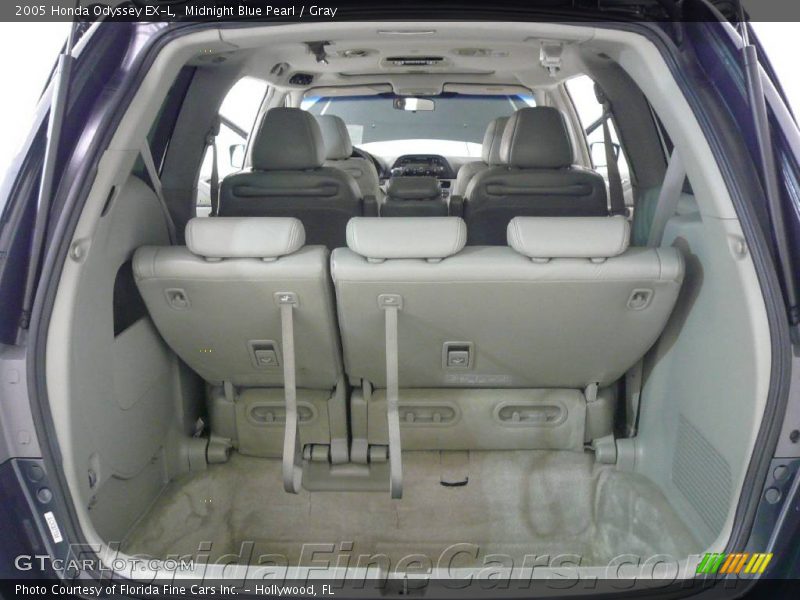 Midnight Blue Pearl / Gray 2005 Honda Odyssey EX-L
