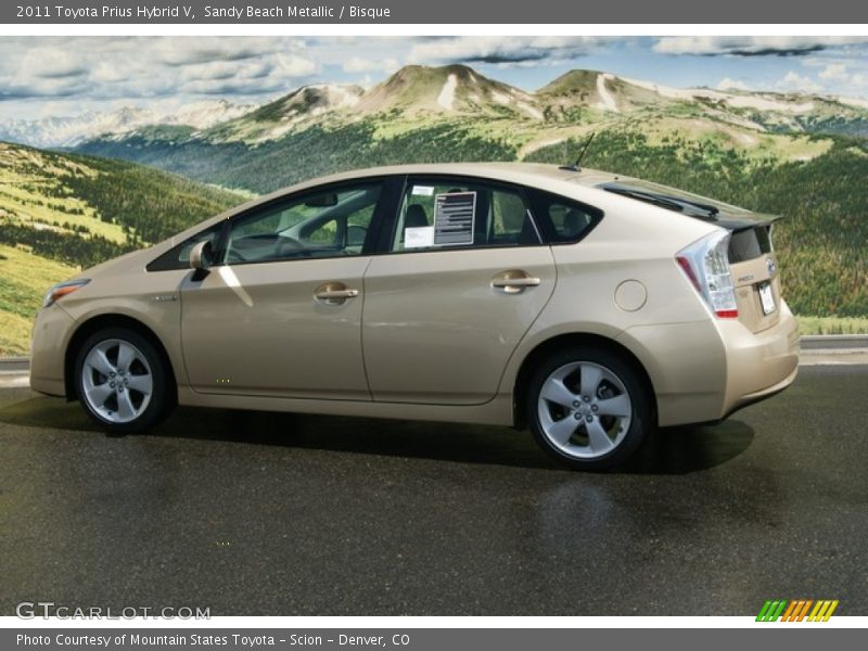 Sandy Beach Metallic / Bisque 2011 Toyota Prius Hybrid V