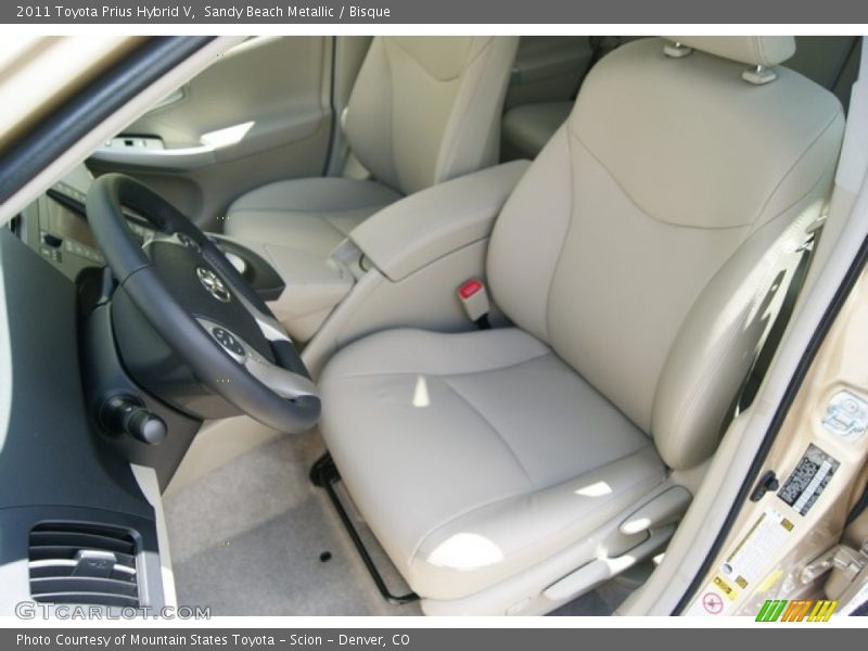 Sandy Beach Metallic / Bisque 2011 Toyota Prius Hybrid V