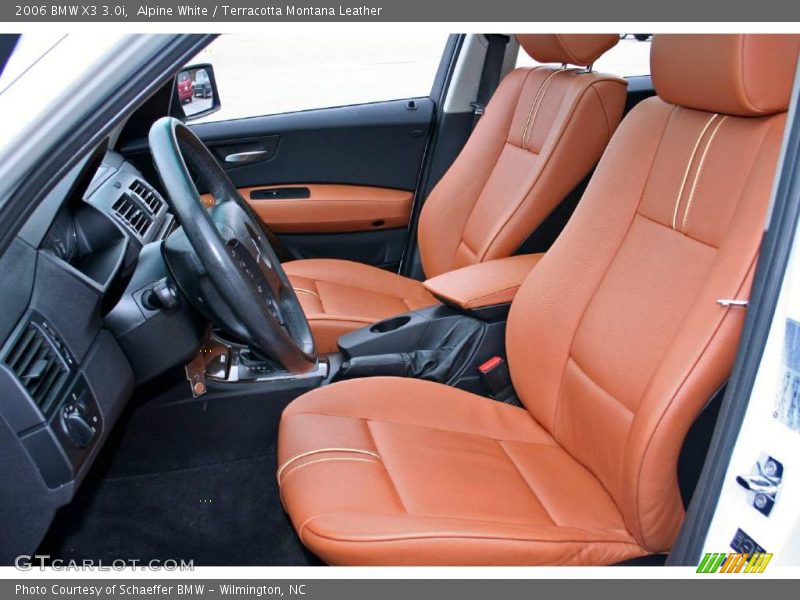 Alpine White / Terracotta Montana Leather 2006 BMW X3 3.0i