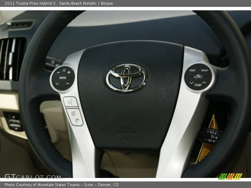 Sandy Beach Metallic / Bisque 2011 Toyota Prius Hybrid V