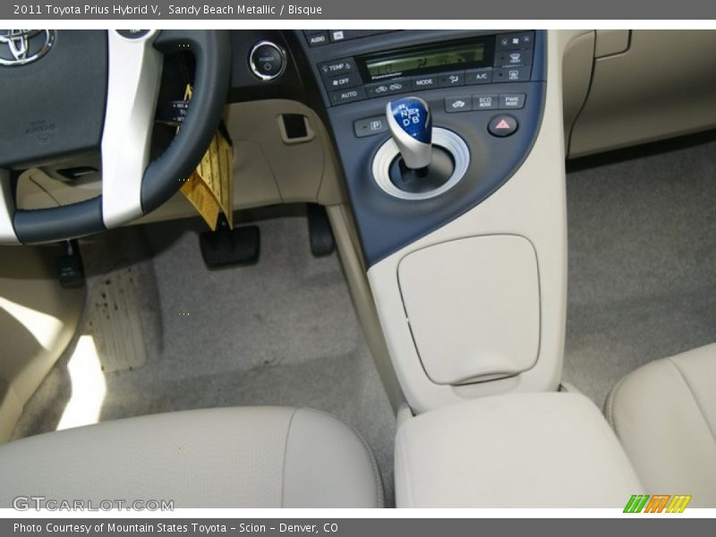 Sandy Beach Metallic / Bisque 2011 Toyota Prius Hybrid V