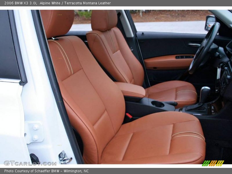Alpine White / Terracotta Montana Leather 2006 BMW X3 3.0i