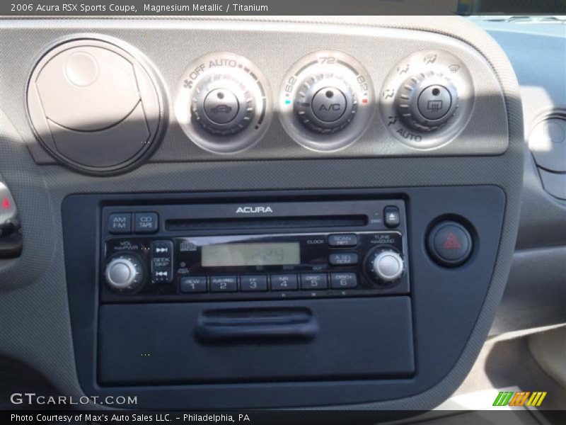 Audio System of 2006 RSX Sports Coupe