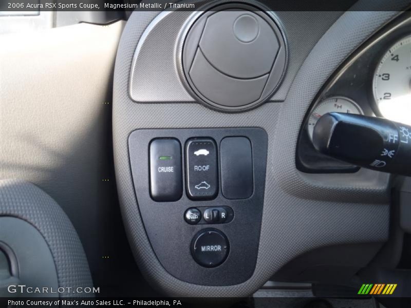 Controls of 2006 RSX Sports Coupe