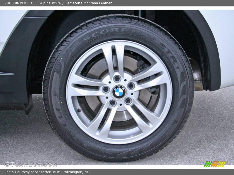 Alpine White / Terracotta Montana Leather 2006 BMW X3 3.0i