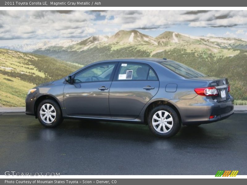 Magnetic Gray Metallic / Ash 2011 Toyota Corolla LE