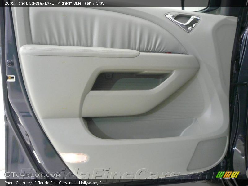 Midnight Blue Pearl / Gray 2005 Honda Odyssey EX-L