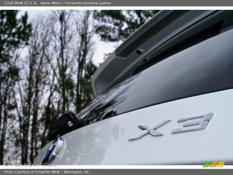 Alpine White / Terracotta Montana Leather 2006 BMW X3 3.0i