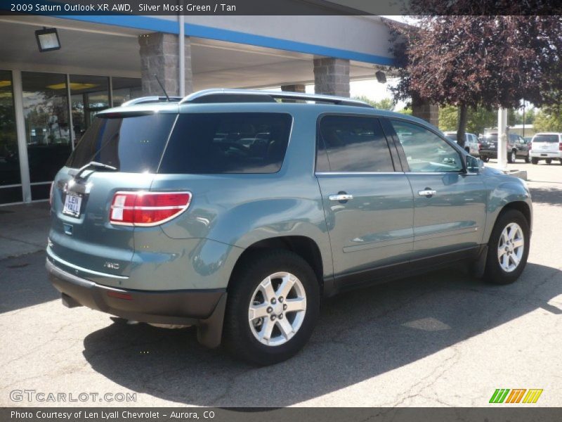 Silver Moss Green / Tan 2009 Saturn Outlook XR AWD