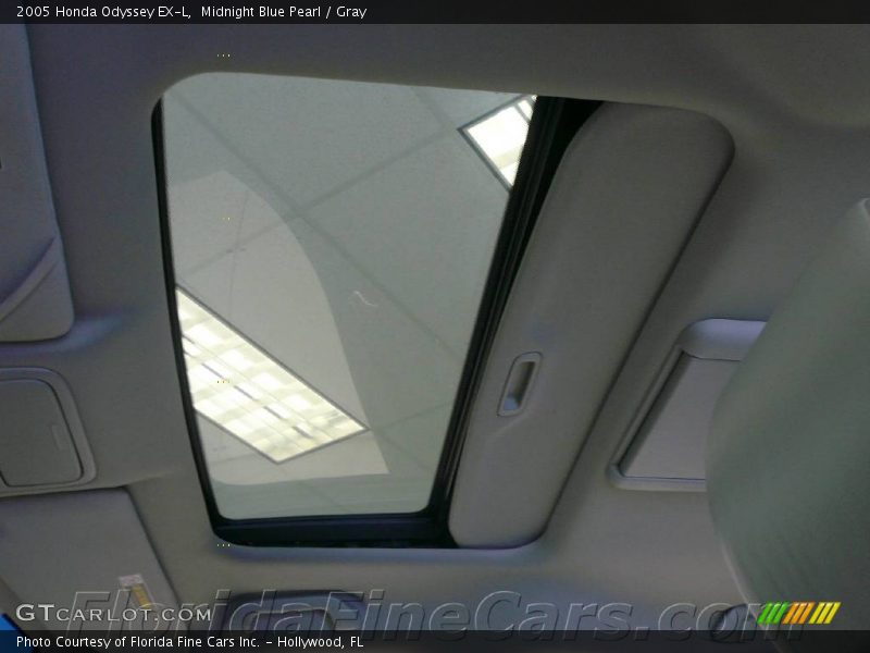 Midnight Blue Pearl / Gray 2005 Honda Odyssey EX-L