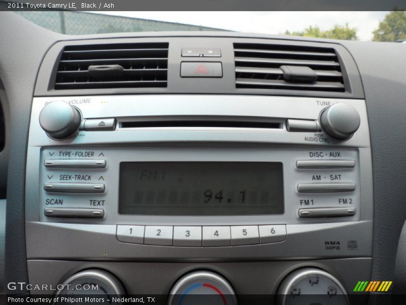 Black / Ash 2011 Toyota Camry LE