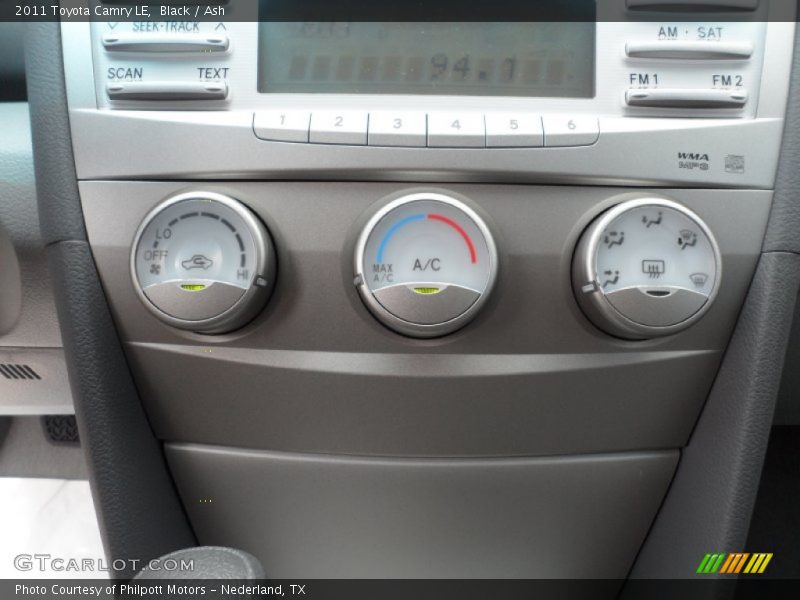 Black / Ash 2011 Toyota Camry LE