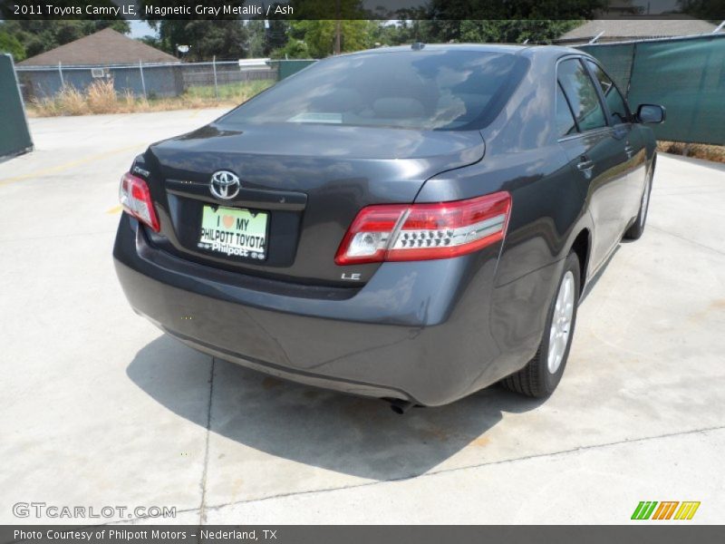 Magnetic Gray Metallic / Ash 2011 Toyota Camry LE