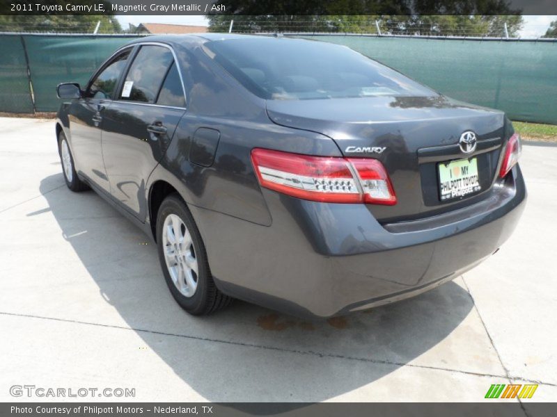 Magnetic Gray Metallic / Ash 2011 Toyota Camry LE