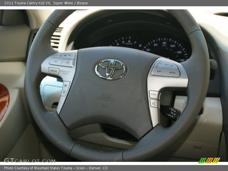 Super White / Bisque 2011 Toyota Camry XLE V6
