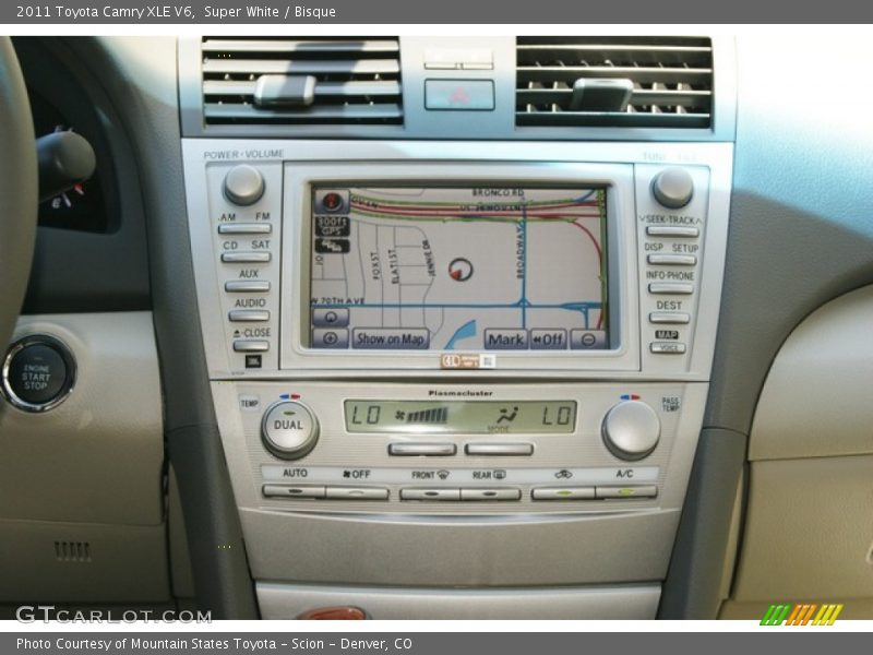 Super White / Bisque 2011 Toyota Camry XLE V6