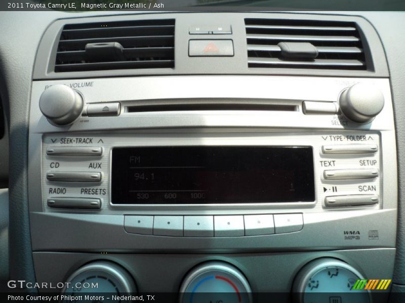 Magnetic Gray Metallic / Ash 2011 Toyota Camry LE