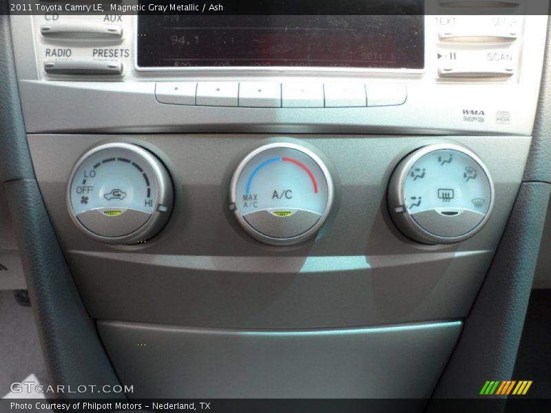 Magnetic Gray Metallic / Ash 2011 Toyota Camry LE