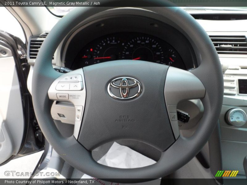 Magnetic Gray Metallic / Ash 2011 Toyota Camry LE