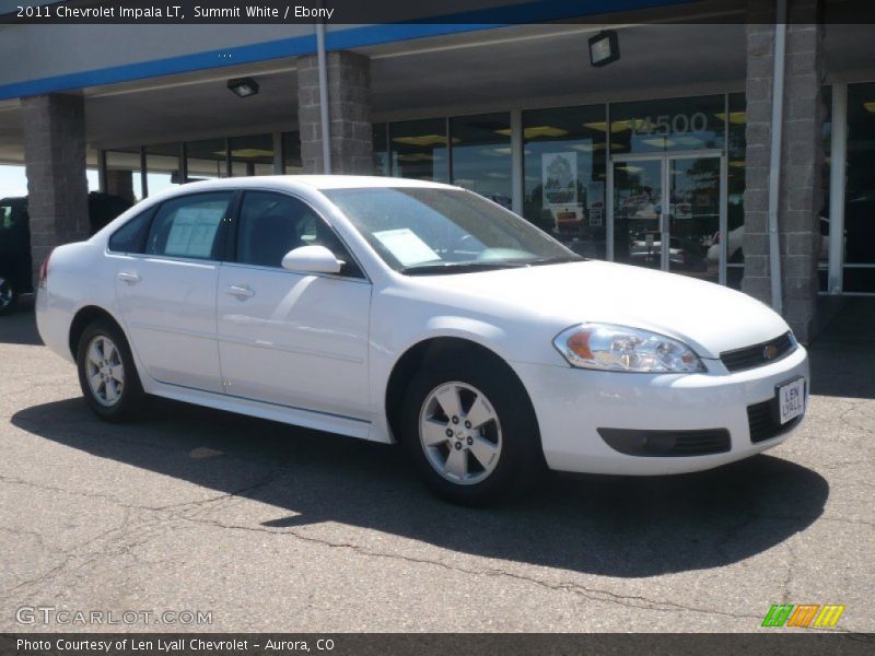 Summit White / Ebony 2011 Chevrolet Impala LT