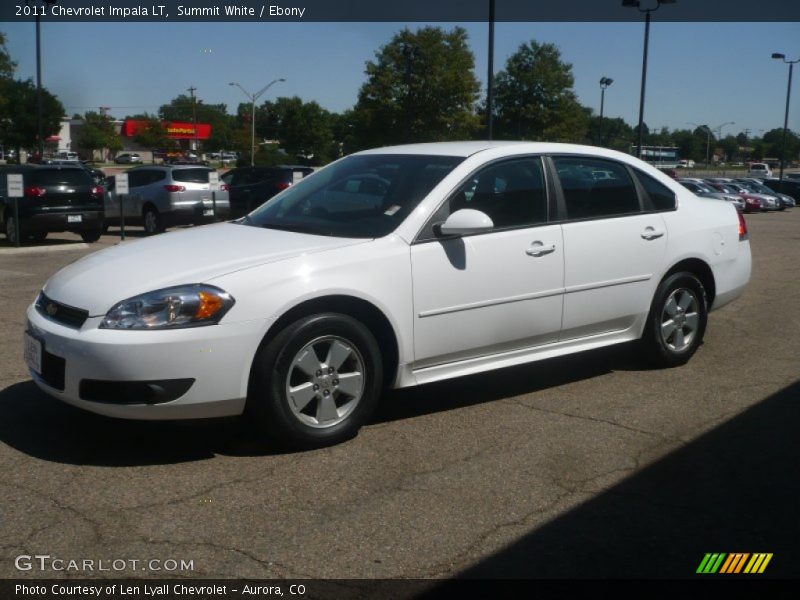 Summit White / Ebony 2011 Chevrolet Impala LT