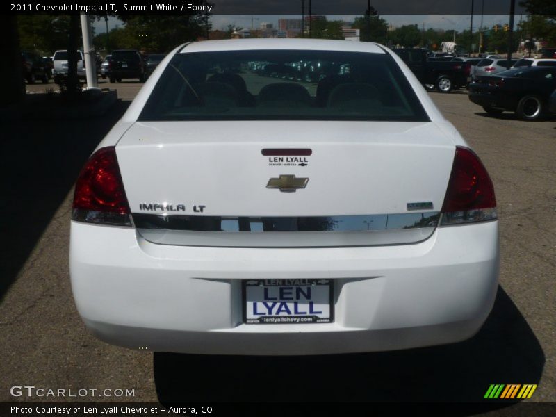Summit White / Ebony 2011 Chevrolet Impala LT