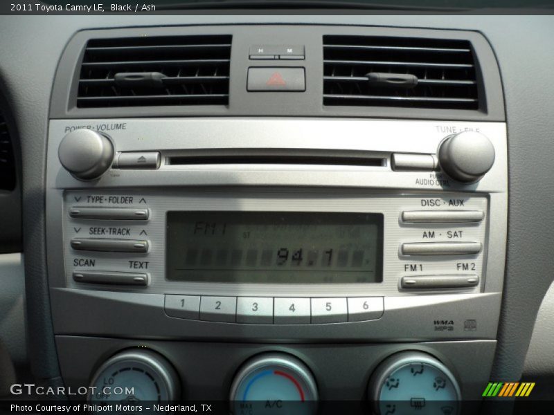 Black / Ash 2011 Toyota Camry LE