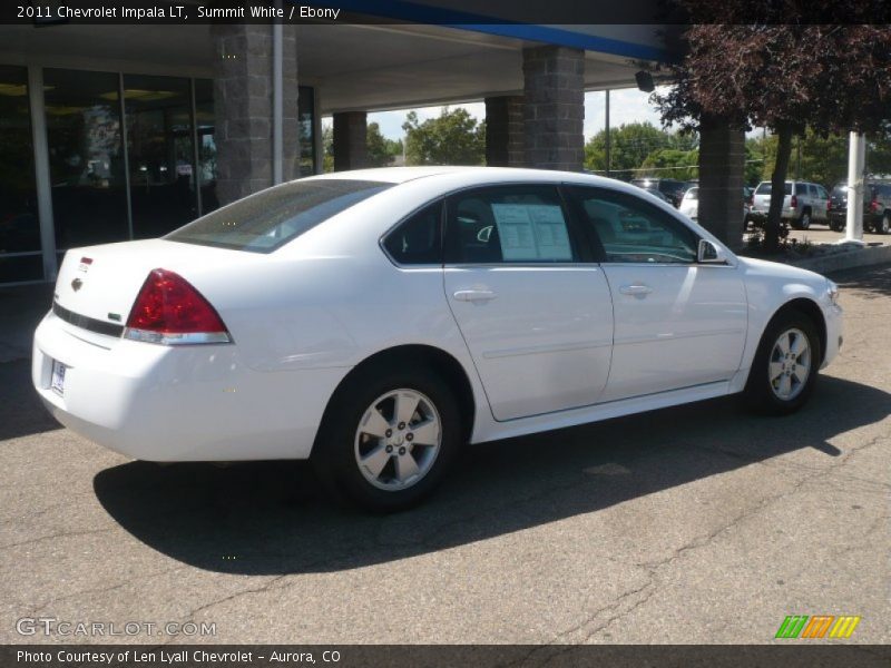 Summit White / Ebony 2011 Chevrolet Impala LT