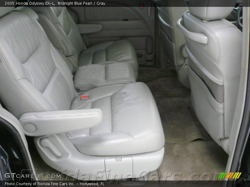 Midnight Blue Pearl / Gray 2005 Honda Odyssey EX-L