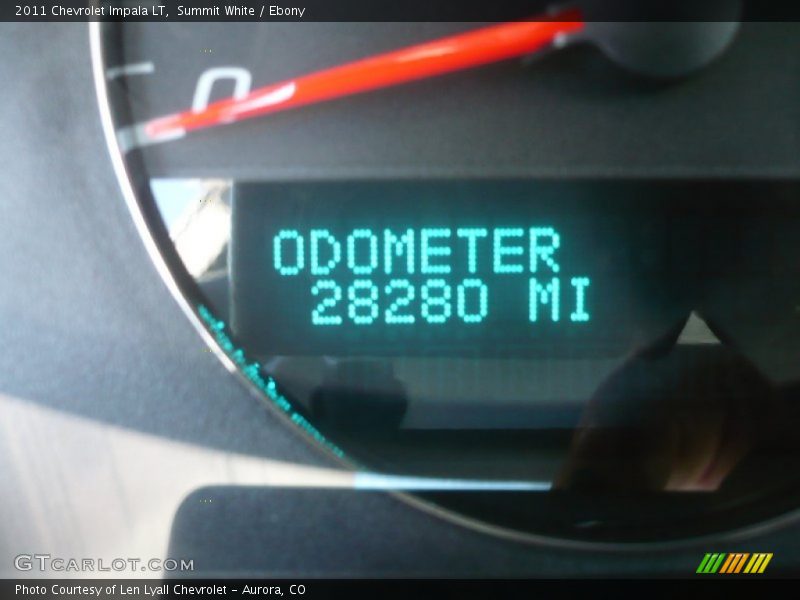 Summit White / Ebony 2011 Chevrolet Impala LT
