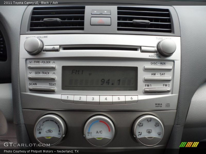 Black / Ash 2011 Toyota Camry LE