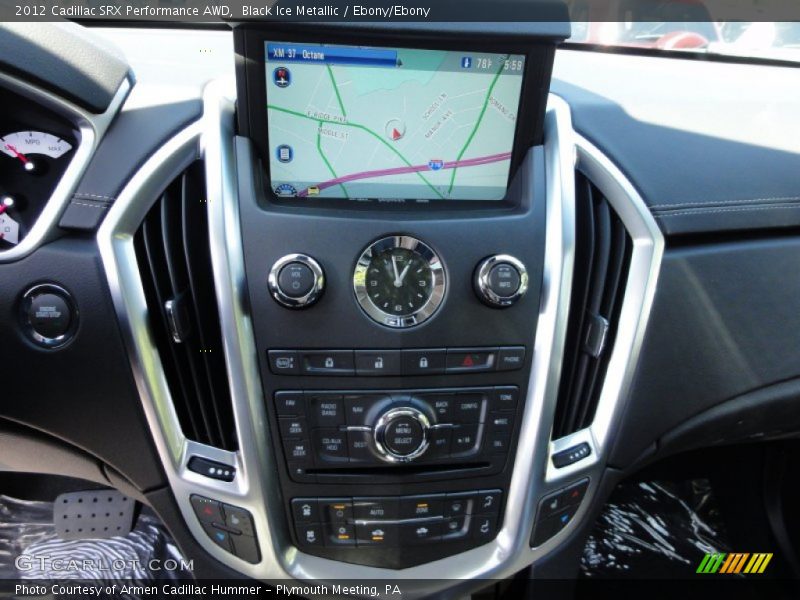 Controls of 2012 SRX Performance AWD