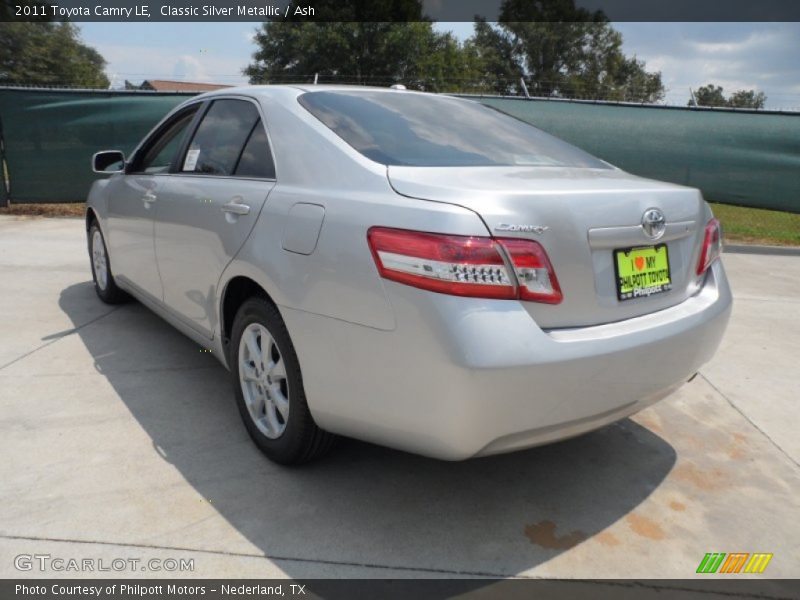 Classic Silver Metallic / Ash 2011 Toyota Camry LE