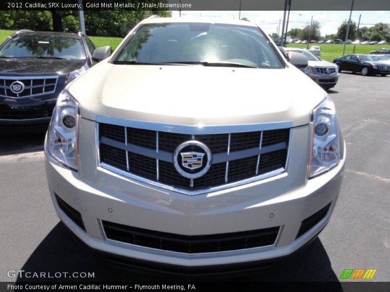 Gold Mist Metallic / Shale/Brownstone 2012 Cadillac SRX Luxury