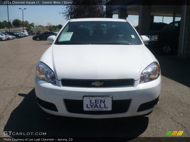 Summit White / Ebony 2011 Chevrolet Impala LT