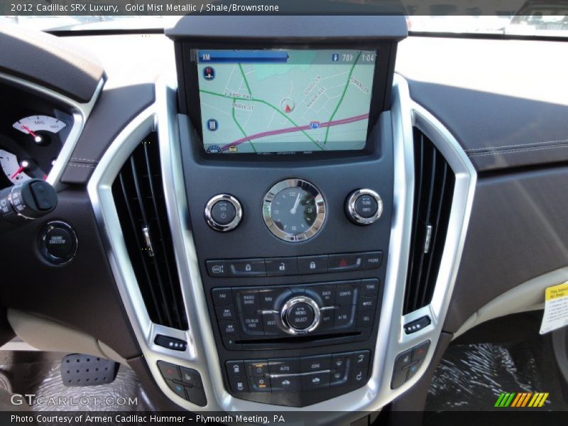 Gold Mist Metallic / Shale/Brownstone 2012 Cadillac SRX Luxury