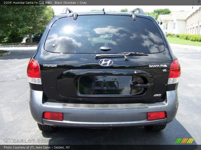 Black Obsidian / Gray 2006 Hyundai Santa Fe GLS 4WD