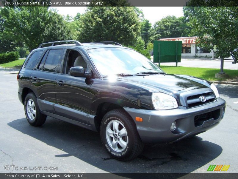 Black Obsidian / Gray 2006 Hyundai Santa Fe GLS 4WD