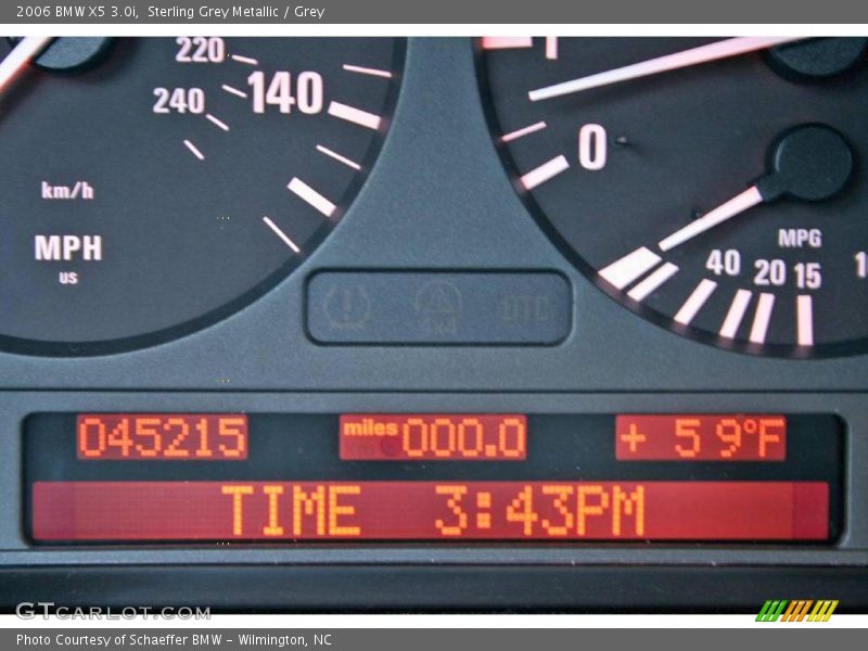 Sterling Grey Metallic / Grey 2006 BMW X5 3.0i