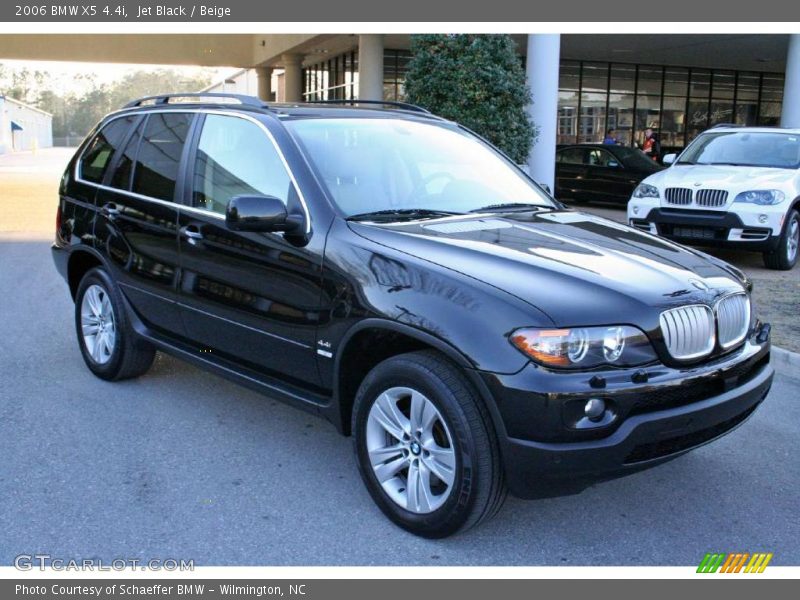 Jet Black / Beige 2006 BMW X5 4.4i