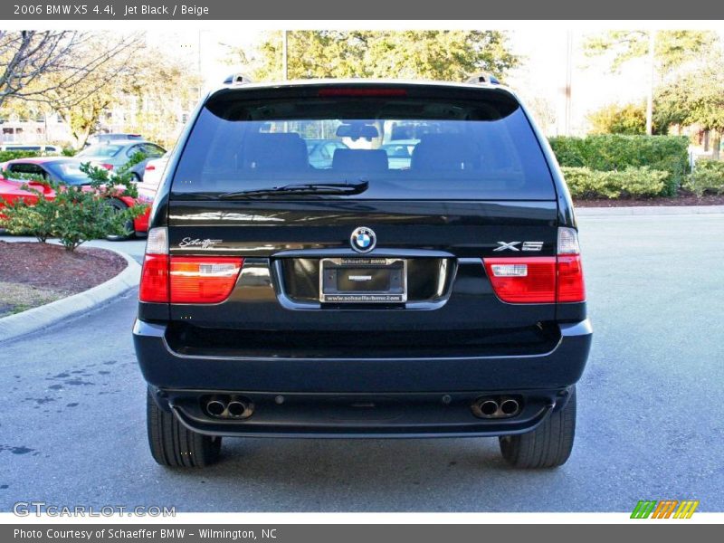Jet Black / Beige 2006 BMW X5 4.4i