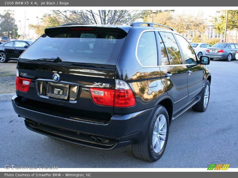 Jet Black / Beige 2006 BMW X5 4.4i