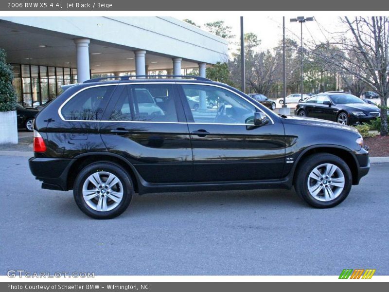 Jet Black / Beige 2006 BMW X5 4.4i