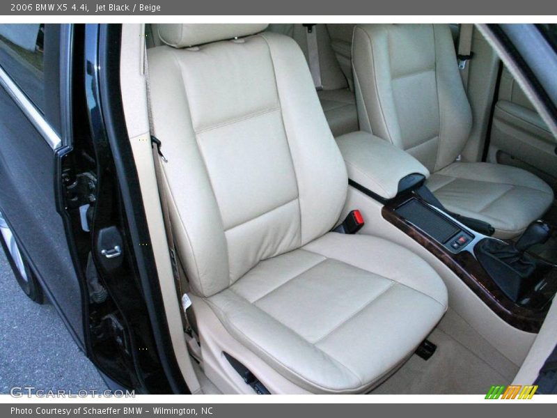 Jet Black / Beige 2006 BMW X5 4.4i
