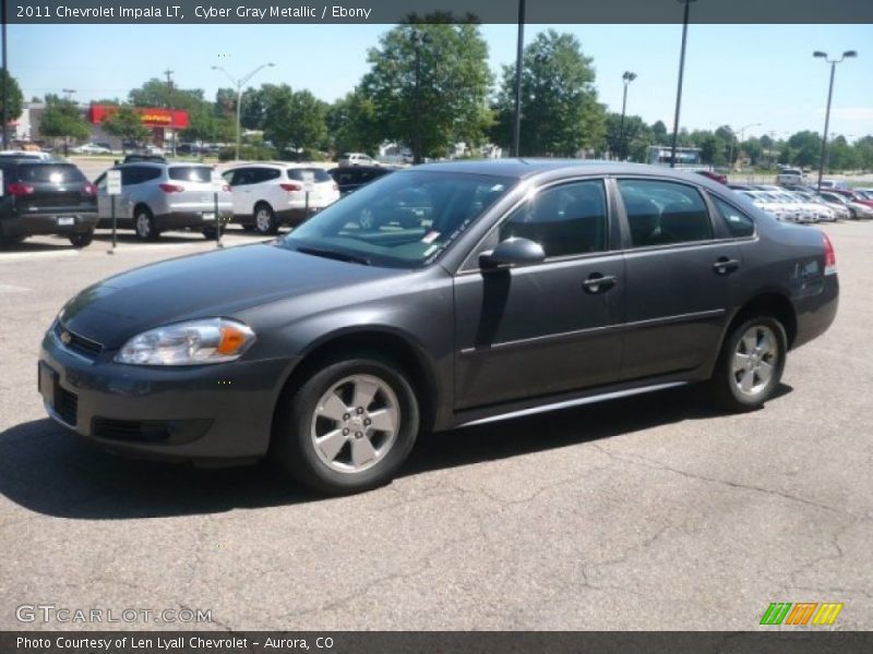 Cyber Gray Metallic / Ebony 2011 Chevrolet Impala LT