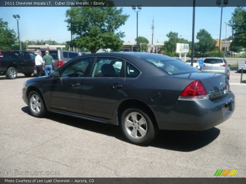 Cyber Gray Metallic / Ebony 2011 Chevrolet Impala LT