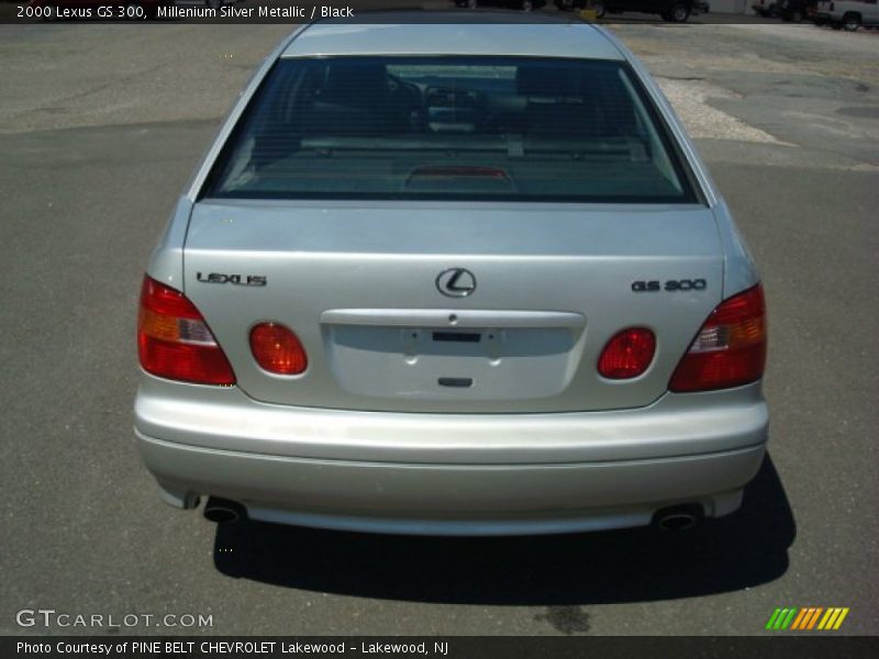 Millenium Silver Metallic / Black 2000 Lexus GS 300